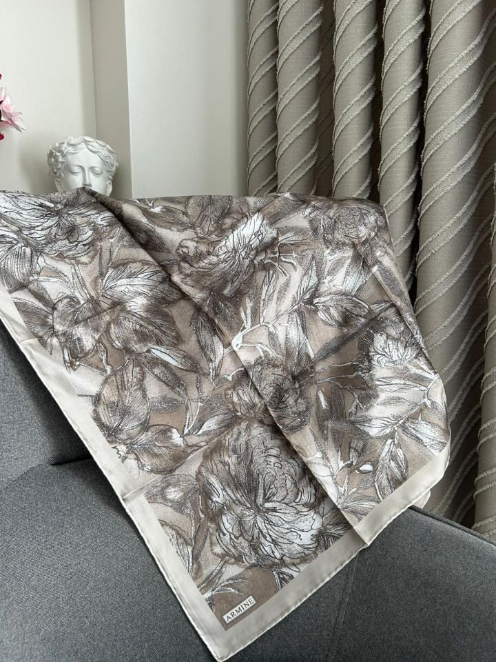 Armine Saf İpek Twill Eşarp 9409-83