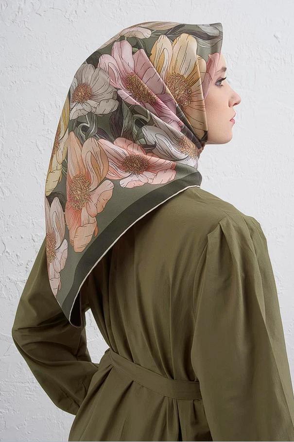 Armine Saf İpek Twill Eşarp 9403-80