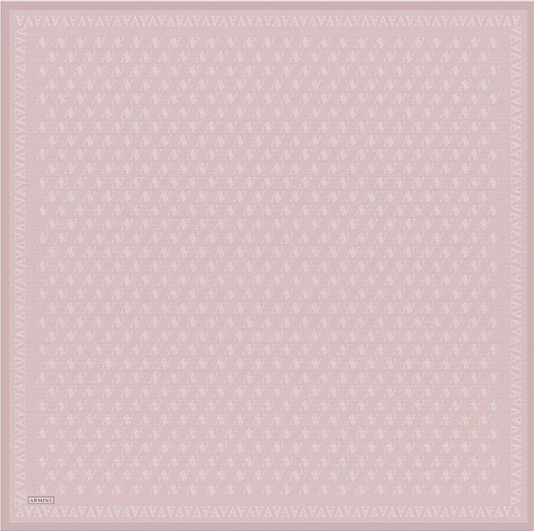 Armine Monogram Desenli Saf İpek Twill Eşarp 9412-88