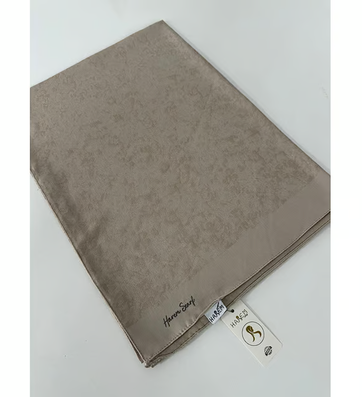 Harem Scarf Gold Silvia Şal Kum Beji