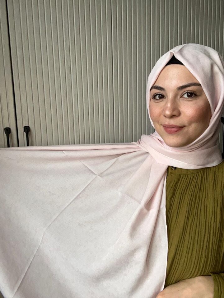 Harem Scarf Gold Silvia Şal Pudra