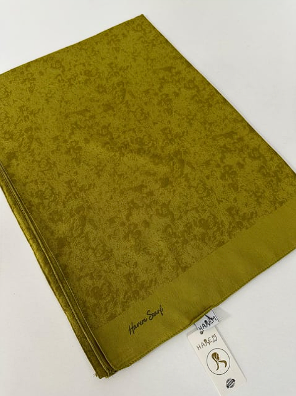 Harem Scarf Gold Silvia Şal Yağ Yeşili