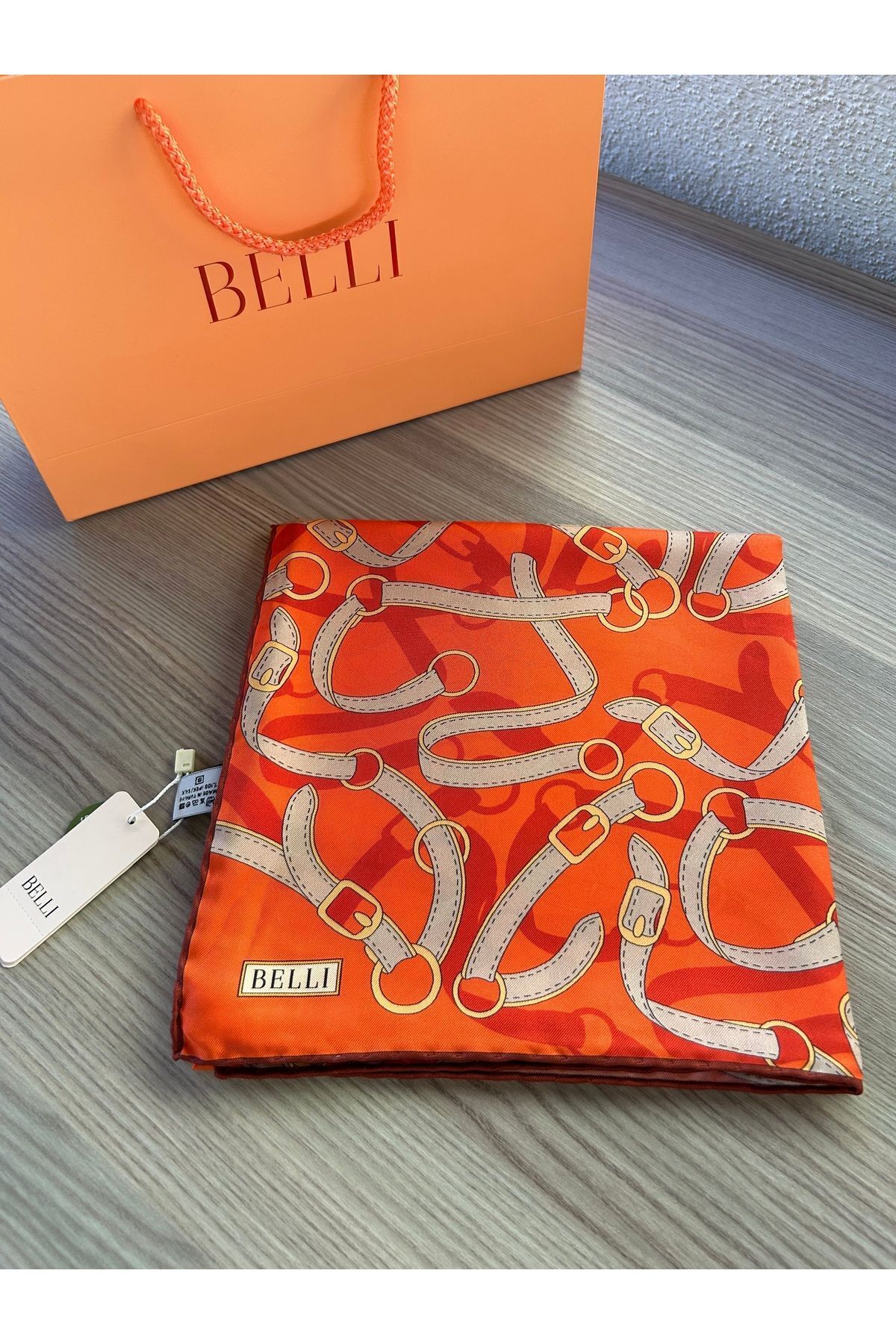 Belli Twill İpek Eşarp 4125-37