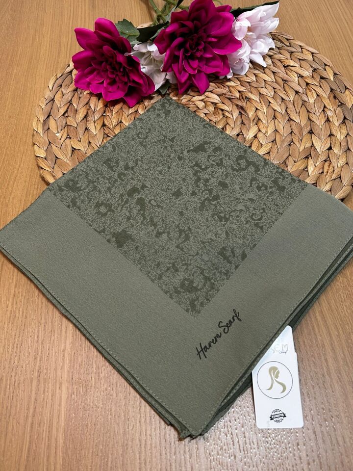 Harem Scarf Gold Silvia Eşarp Haki