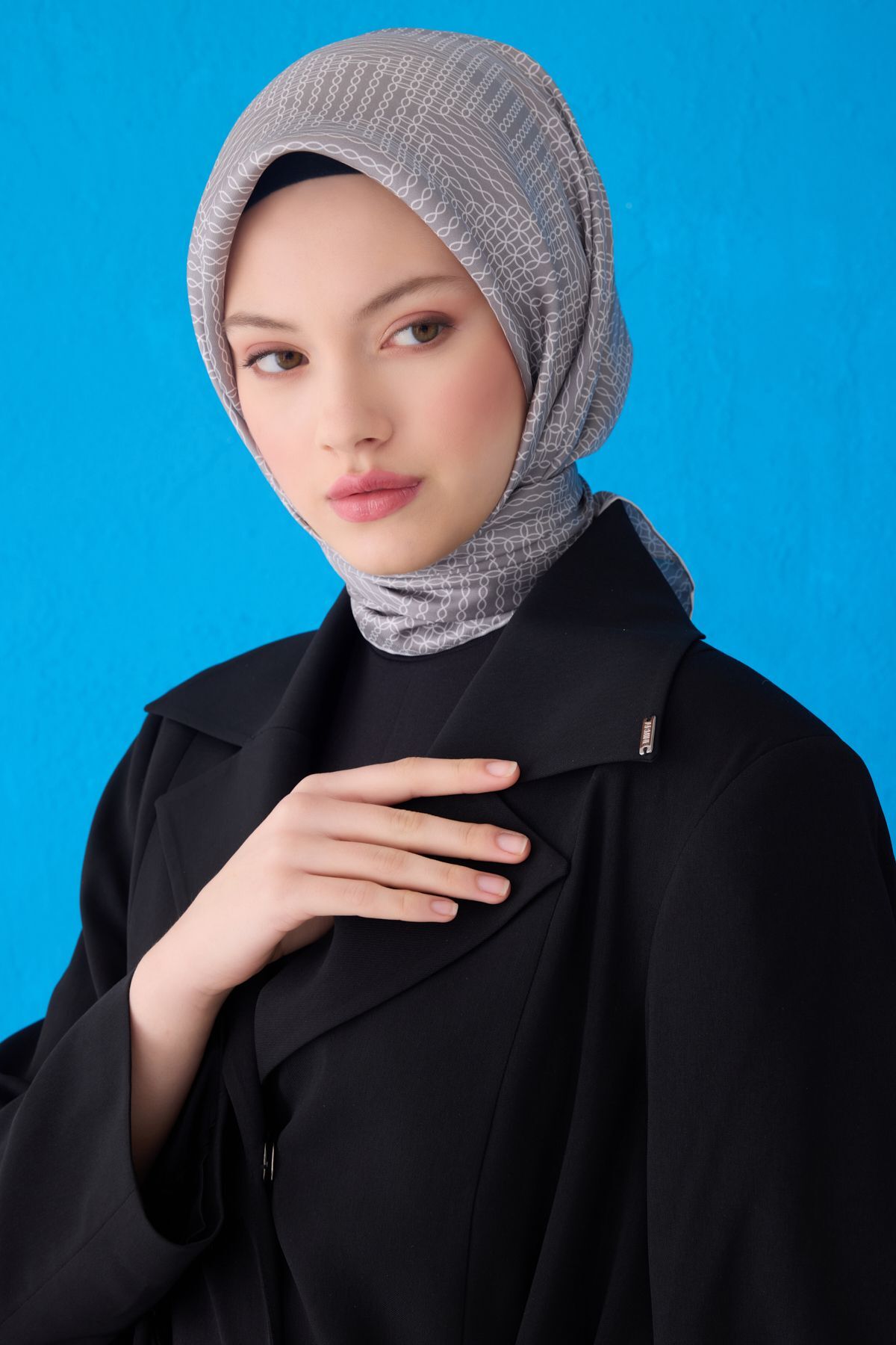 BELLİ SAF İPEK EŞARP 4104D (TWİLL)-60