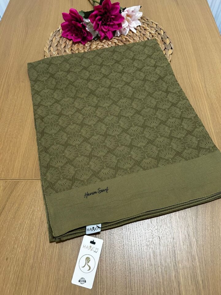 Harem Scarf Gold Sahra Şal Oksit