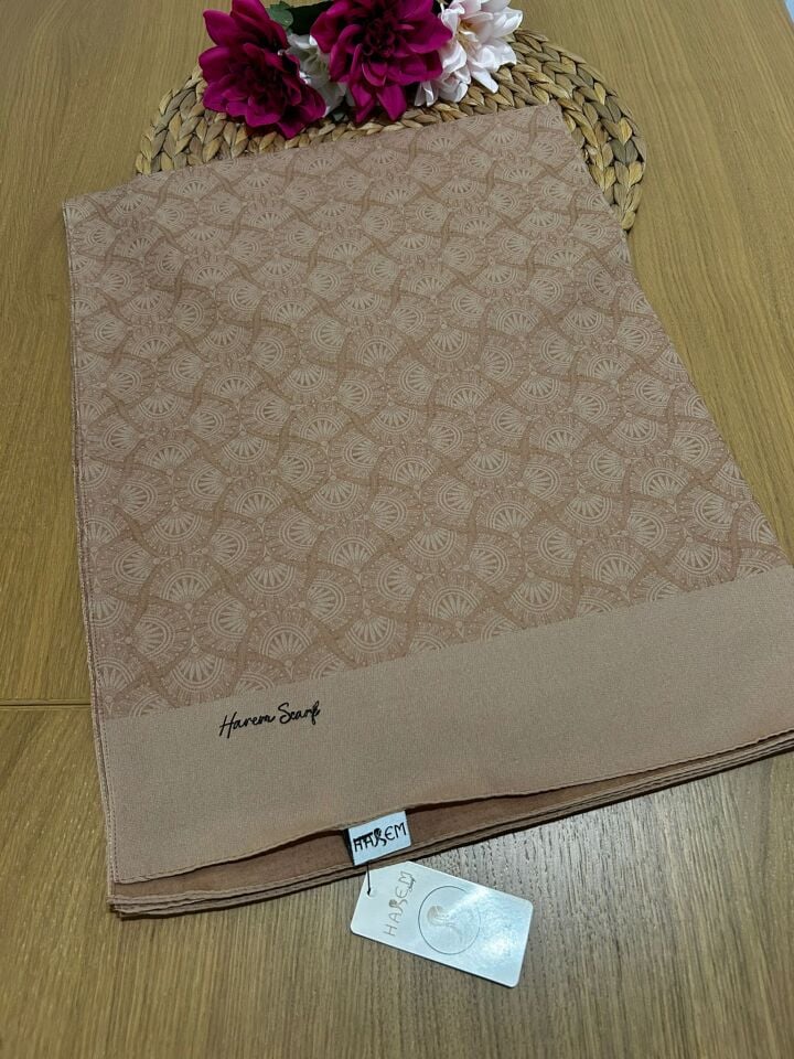 Harem Scarf Gold Sahra Şal Mocha
