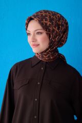BELLİ SAF İPEK EŞARP 4102D (TWİLL)-02