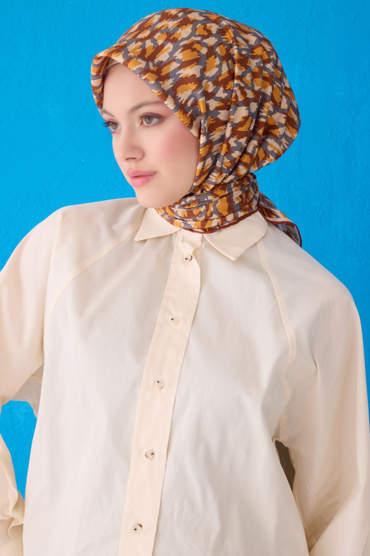 BELLİ SAF İPEK EŞARP 4103D (TWİLL)-37
