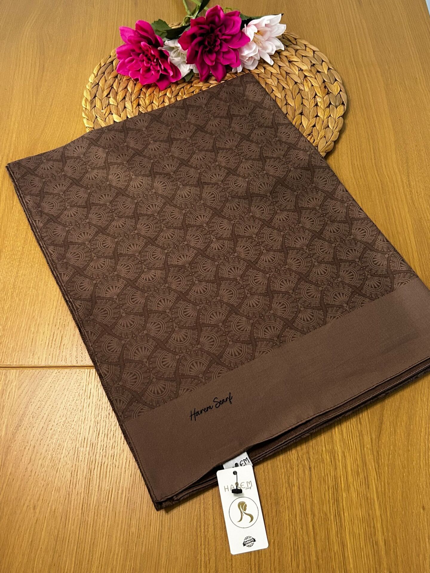 Harem Scarf Gold Sahra Şal Vizon