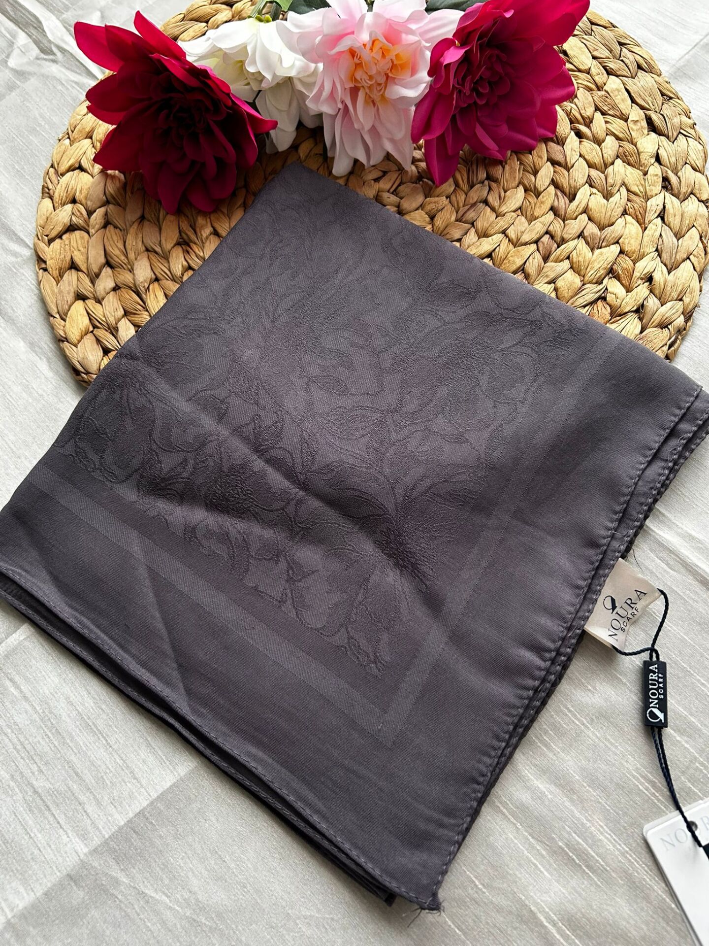 Harem Scarf Silver Neva Eşarp Antrasit