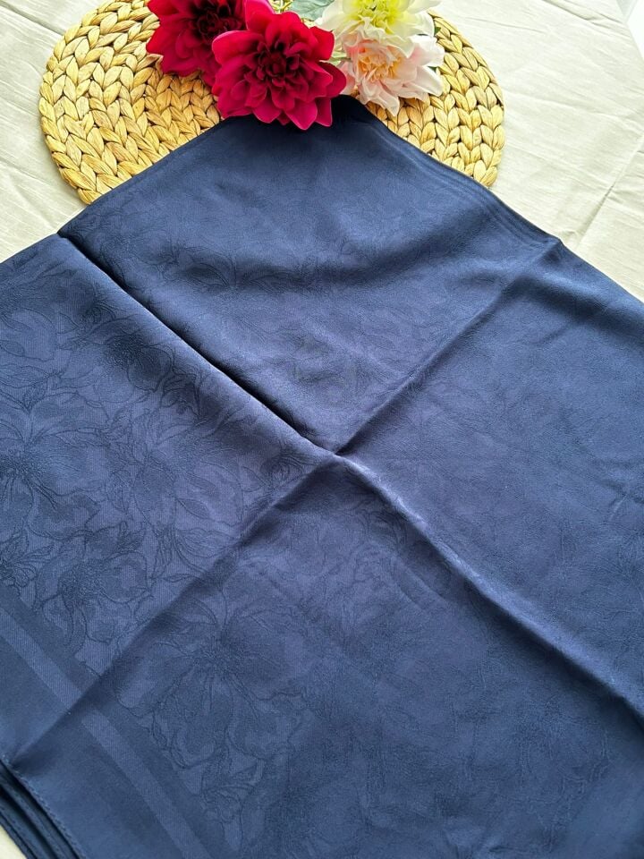 Harem Scarf Silver Neva Eşarp Lacivert
