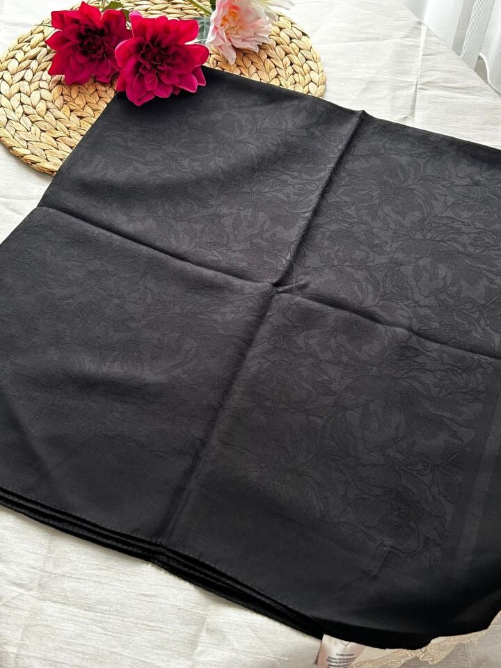 Harem Scarf Silver Neva Eşarp Siyah