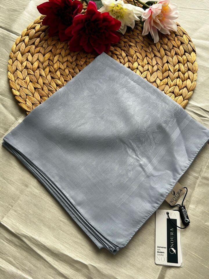 Harem Scarf Silver Neva Eşarp Kot Mavi