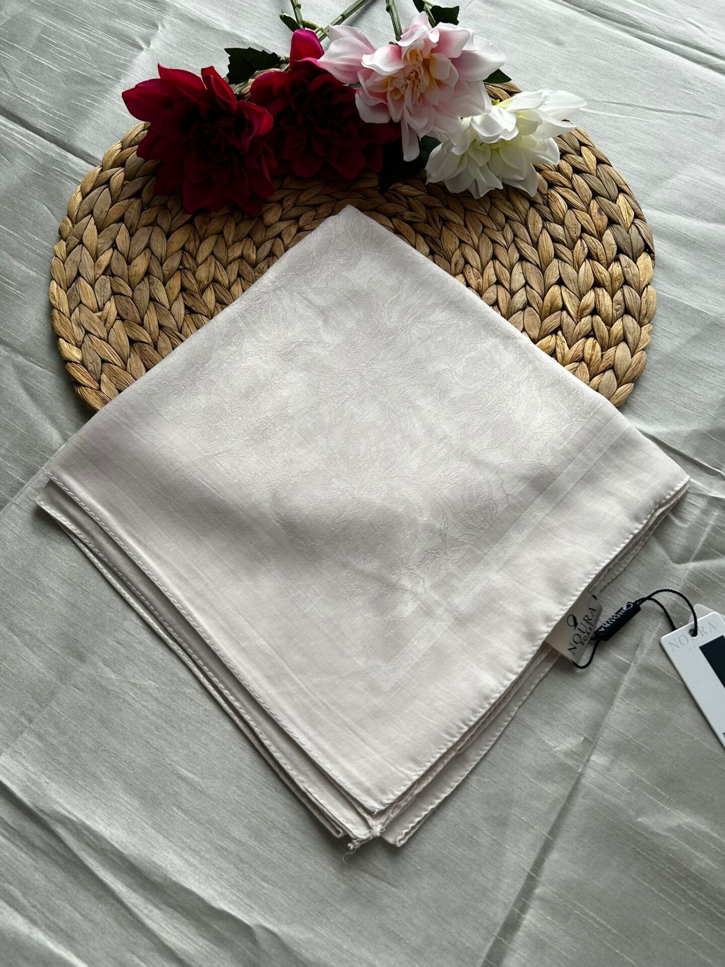 Harem Scarf Silver Neva Eşarp Kum Beji