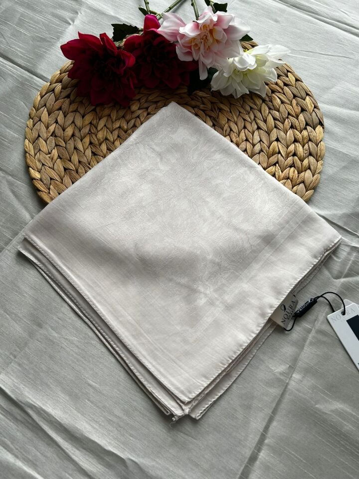 Harem Scarf Silver Neva Eşarp Kum Beji