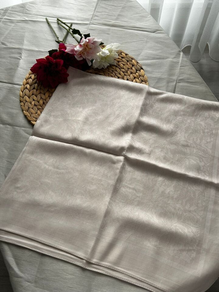 Harem Scarf Silver Neva Eşarp Kum Beji