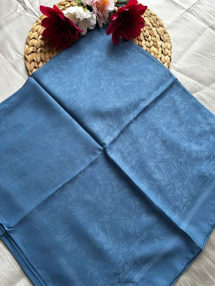 Harem Scarf Silver Neva Eşarp İndigo