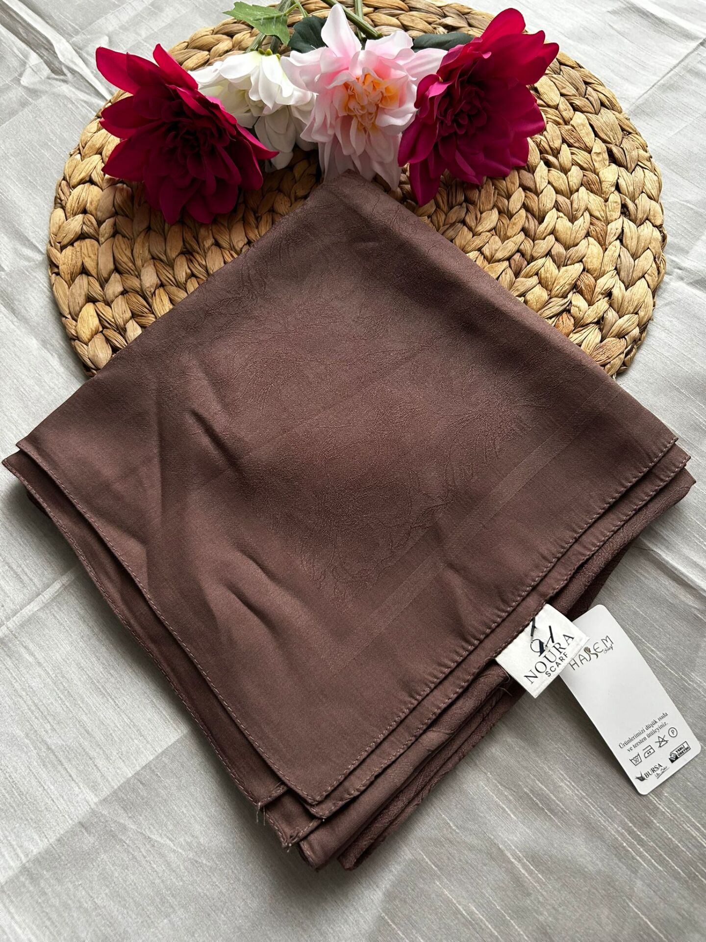 Harem Scarf Silver Neva Eşarp Vizon