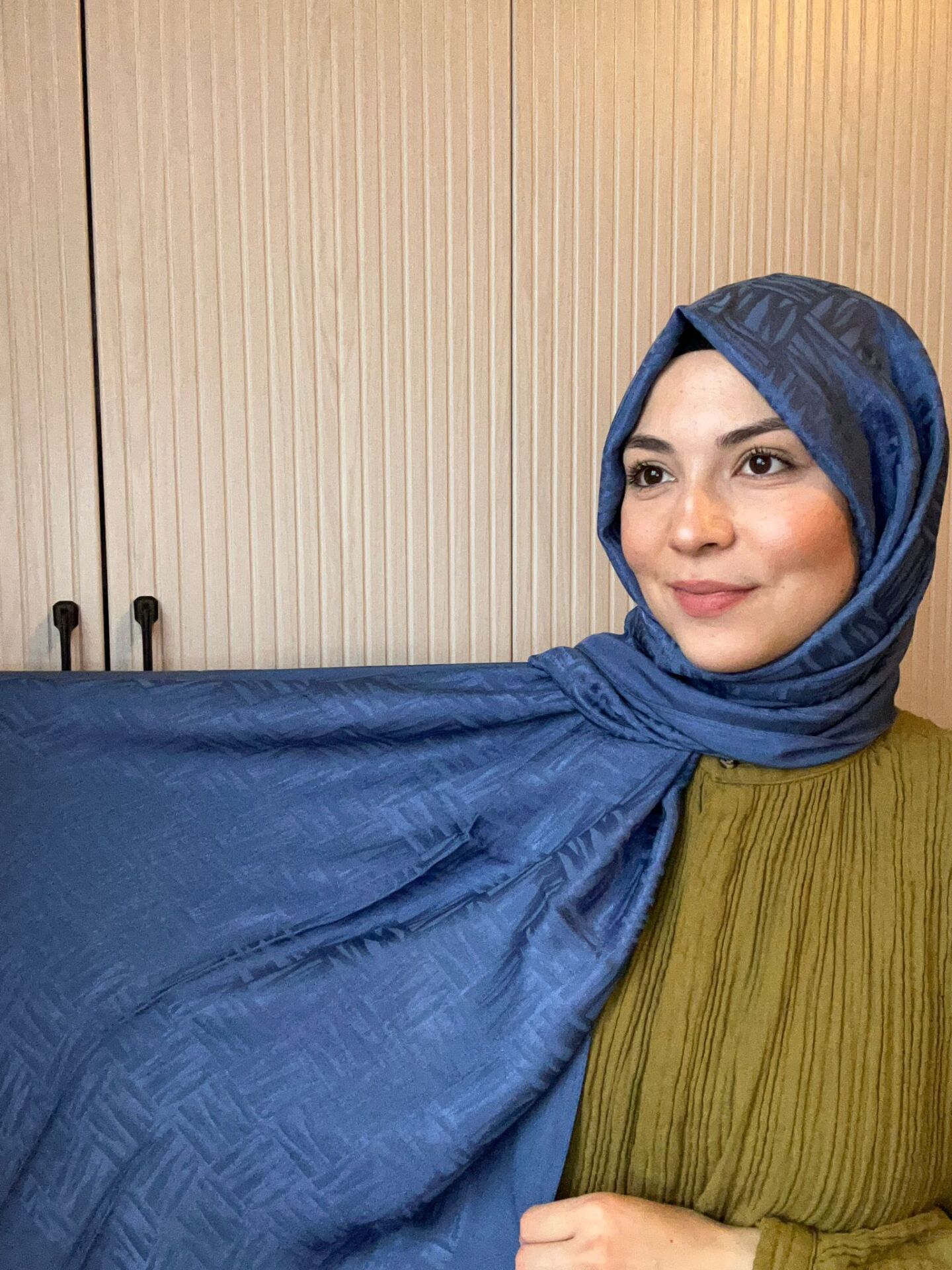 Noura Scarf Elisa Şal İndigo