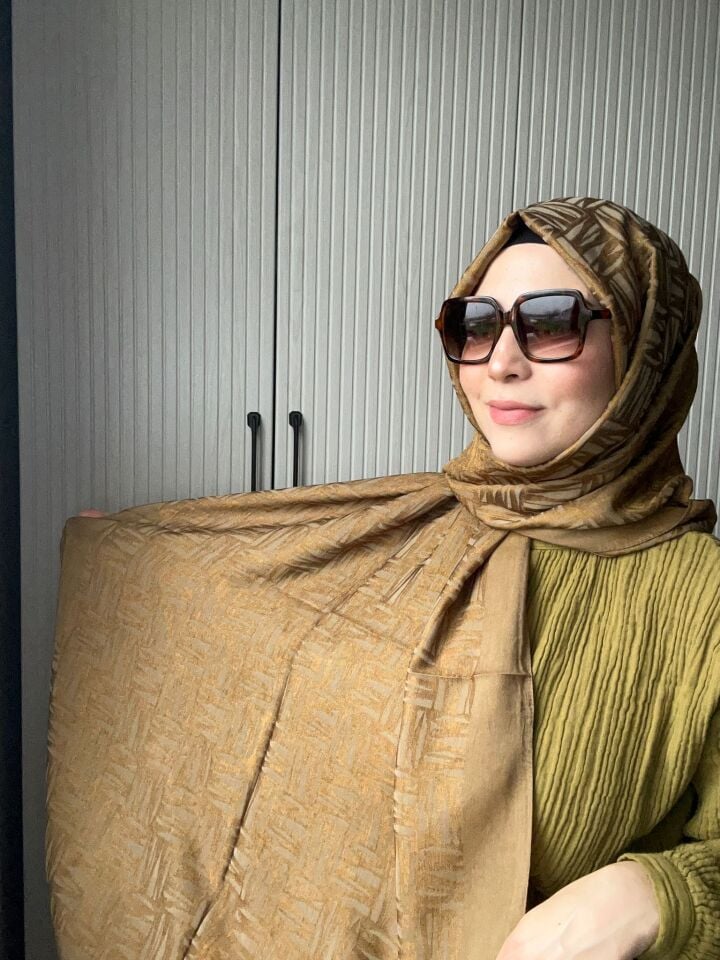 Noura Scarf Elisa Şal Bal Köpüğü