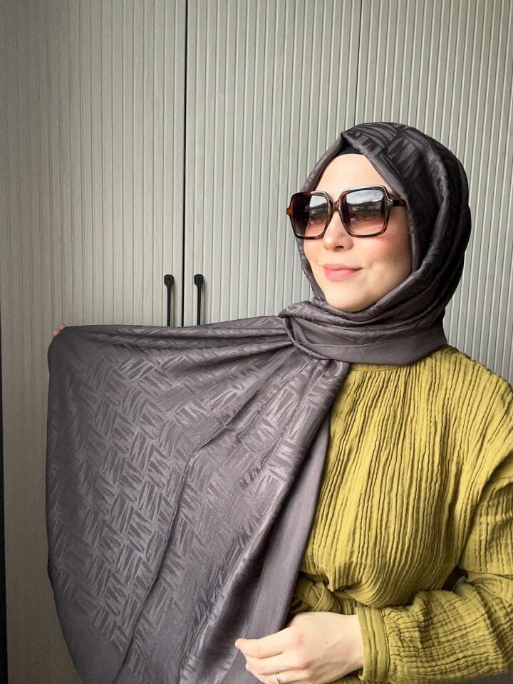 Noura Scarf Elisa Şal Antrasit