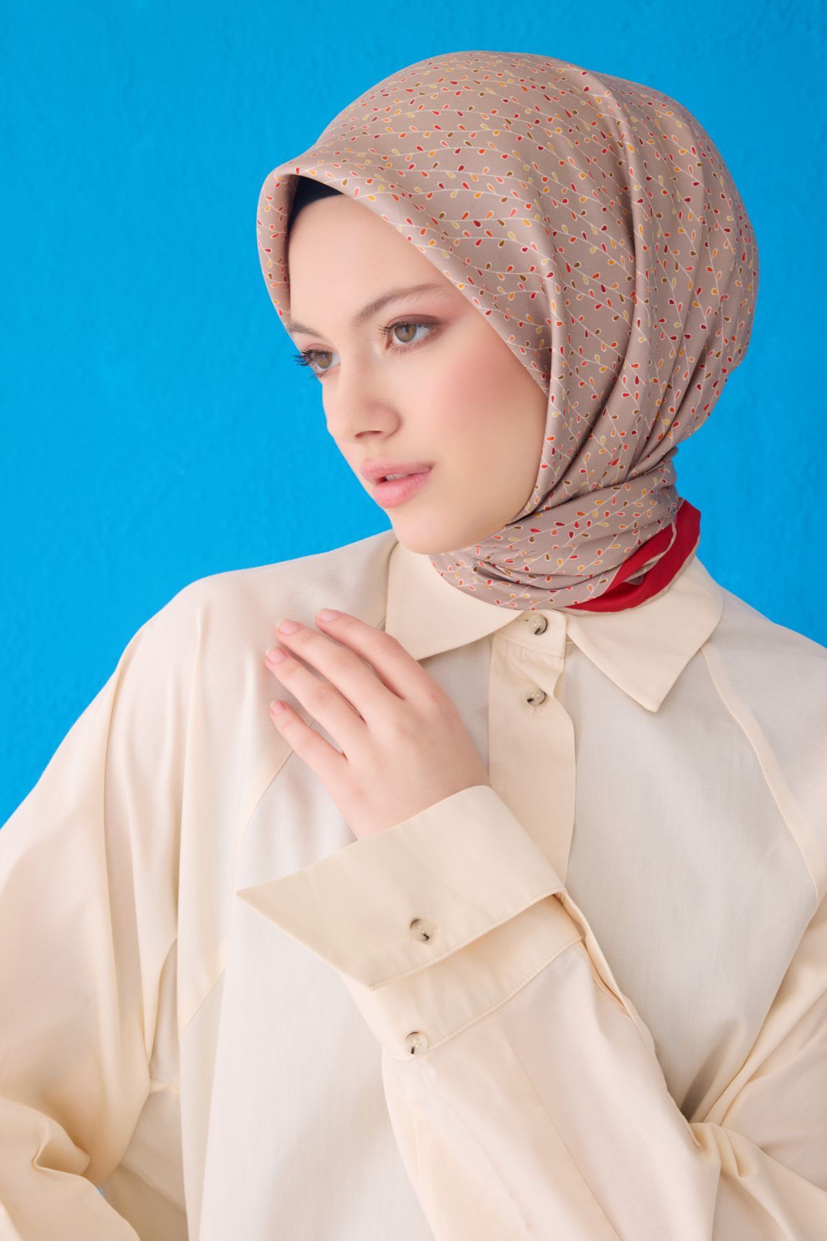 Belli Twill İpek Eşarp 4128-35