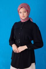 Saf İpek Eşarp 4102D (Twill İpek) 90 x 90 Kırmızı