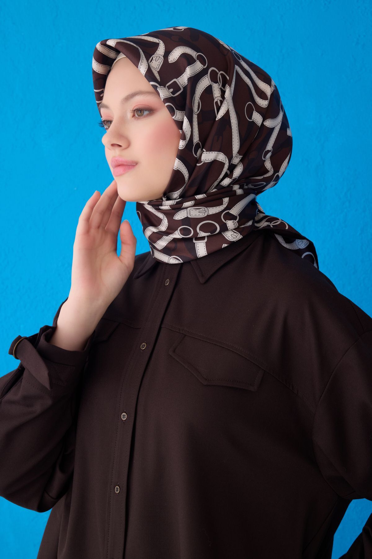 Belli Twill İpek Eşarp 4125-86