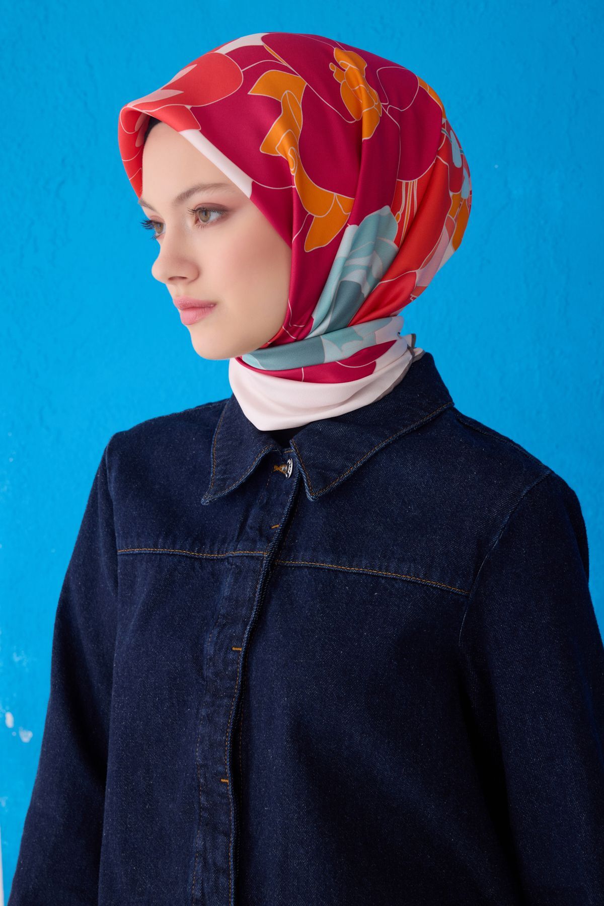 Belli Twill İpek Eşarp 4127-09