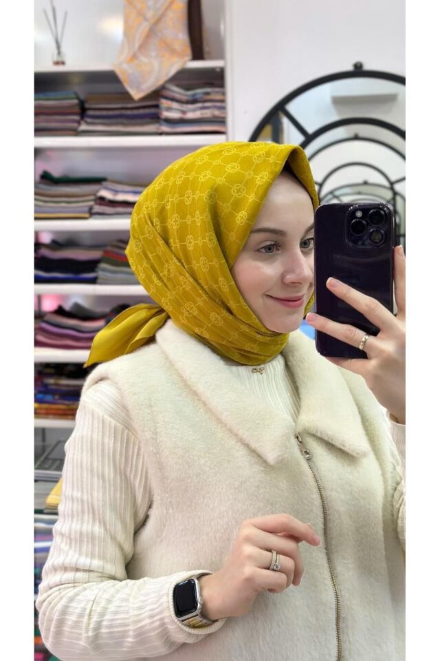 Aker Elegance Monogram Eşarp 962
