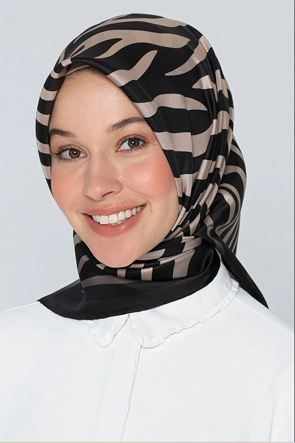 Armine Nostalji Twill İpek Eşarp 8274-02