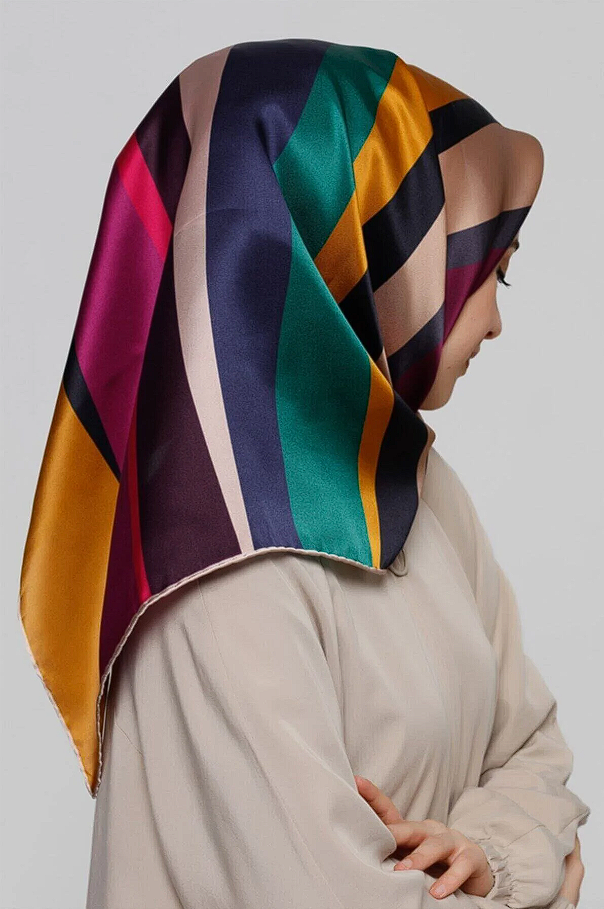 Armine Nostalji Twill İpek Eşarp 8301-84