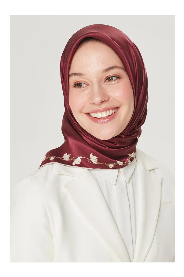 Armine Nostalji Twill İpek Eşarp 8553-92
