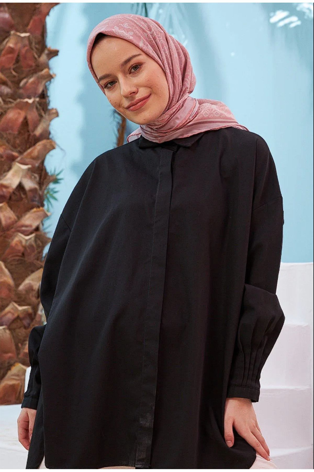 İpekhan Henna Soft Eşarp Pembe