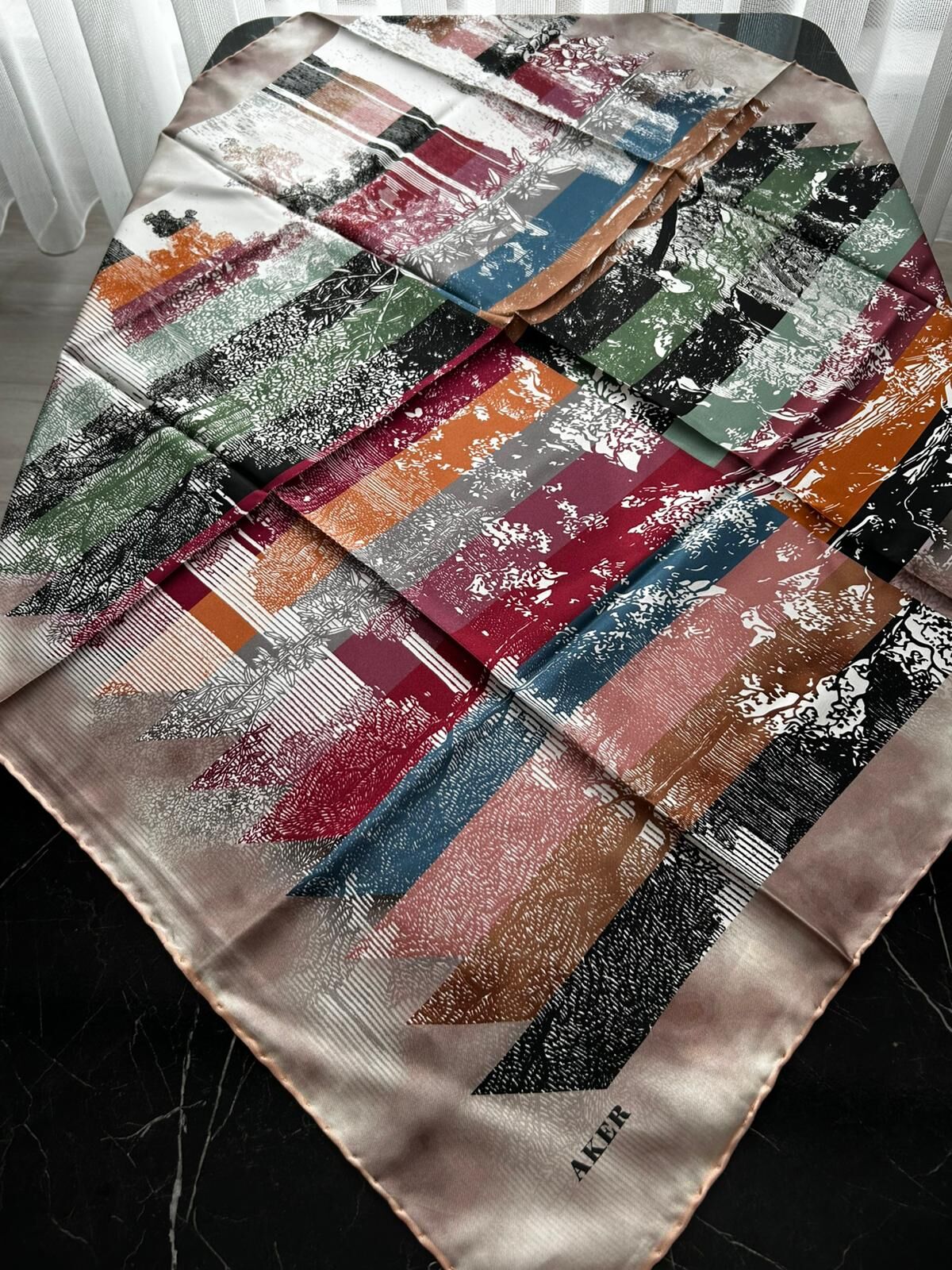 Aker Tivil İpek Eşarp 8582713-961