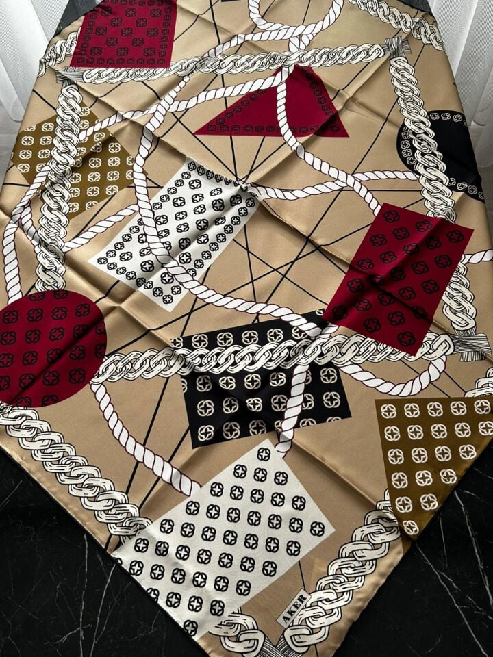 Aker Tivil İpek Eşarp 8490713-911