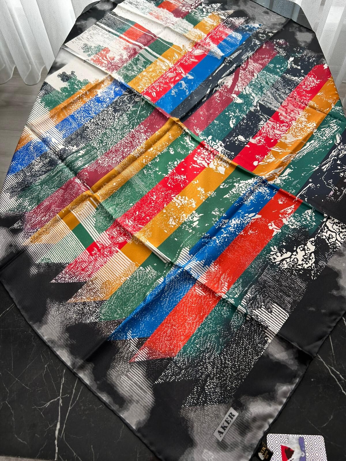 Aker Tivil İpek Eşarp 8582713-914