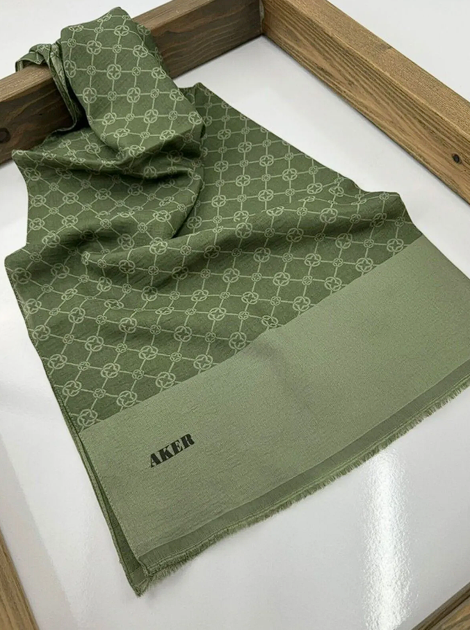 Aker Elegance Monogram Şal 952