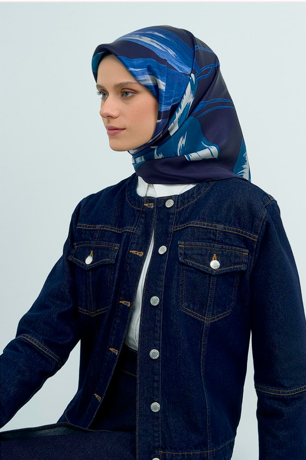 Armine 2026 İlkbahar Yaz Tivil İpek Eşarp 9506-32