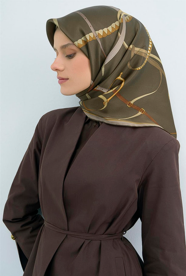 Armine 2026 İlkbahar Yaz Tivil İpek Eşarp 9517-51