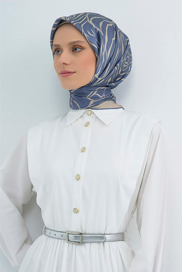 Armine 2026 İlkbahar Yaz Tivil İpek Eşarp 9511-58