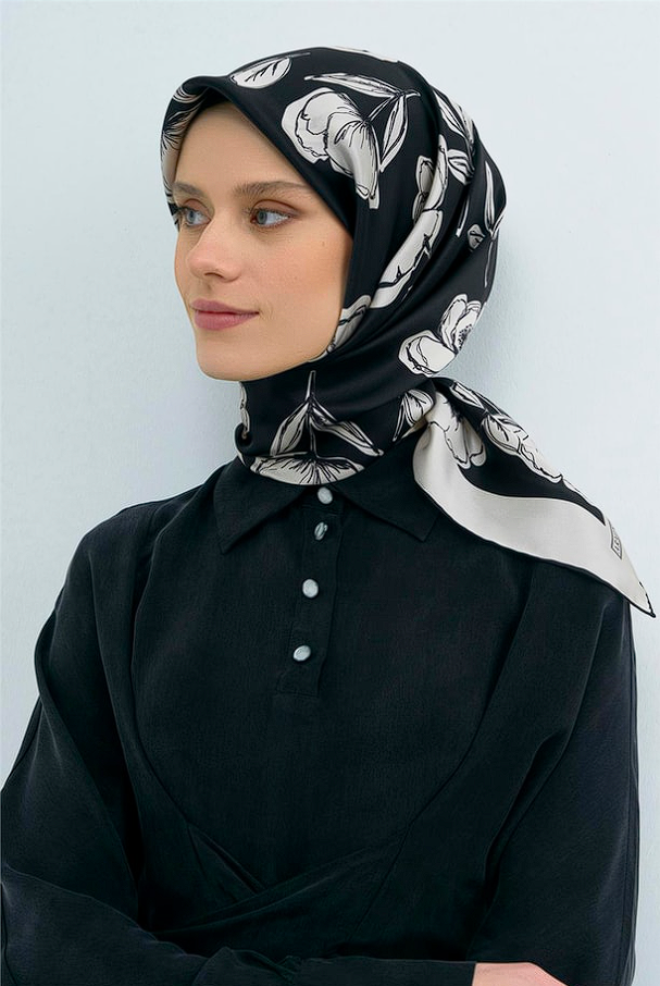 Armine 2026 İlkbahar Yaz Tivil İpek Eşarp 9536-30