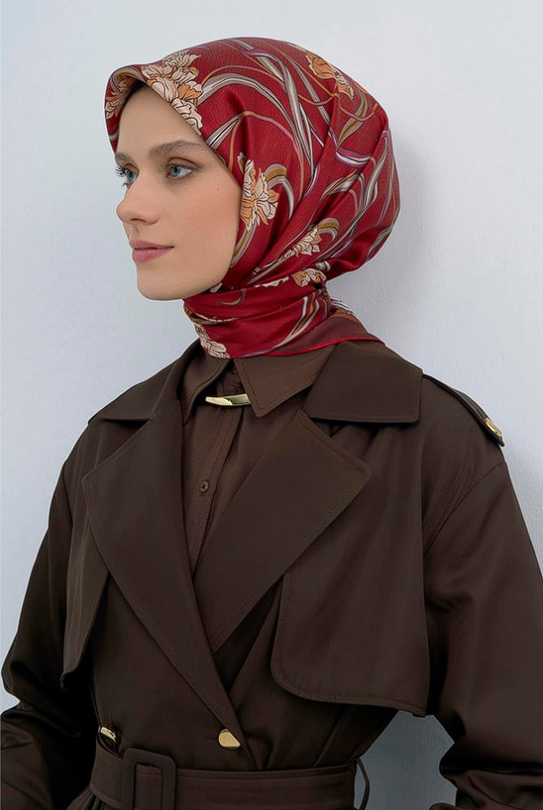 Armine 2026 İlkbahar Yaz Tivil İpek Eşarp 9512-53