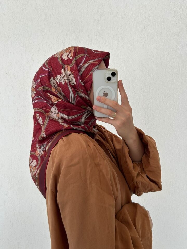 Armine 2026 İlkbahar Yaz Tivil İpek Eşarp 9512-53