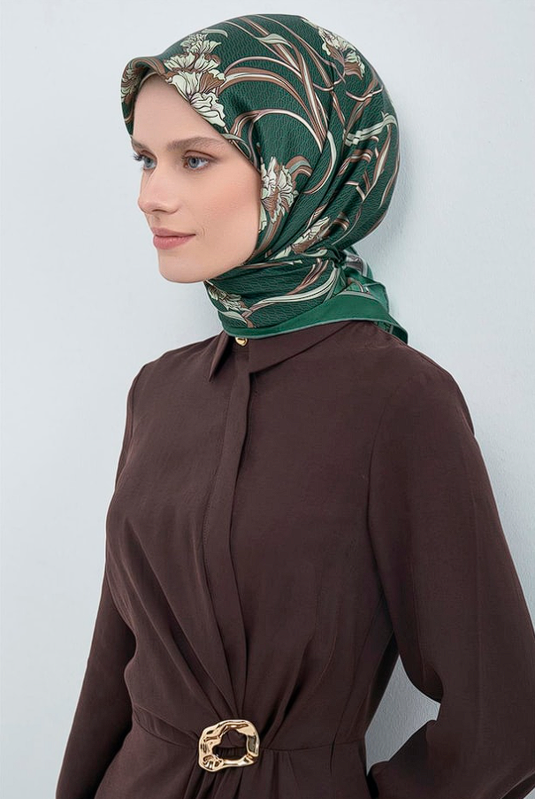 Armine 2026 İlkbahar Yaz Tivil İpek Eşarp 9512-51