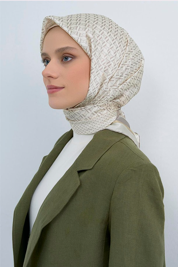 Armine 2026 İlkbahar Yaz Tivil İpek Eşarp 9502-80