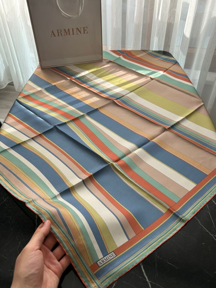 Armine 2026 İlkbahar Yaz Tivil İpek Eşarp 9514-31