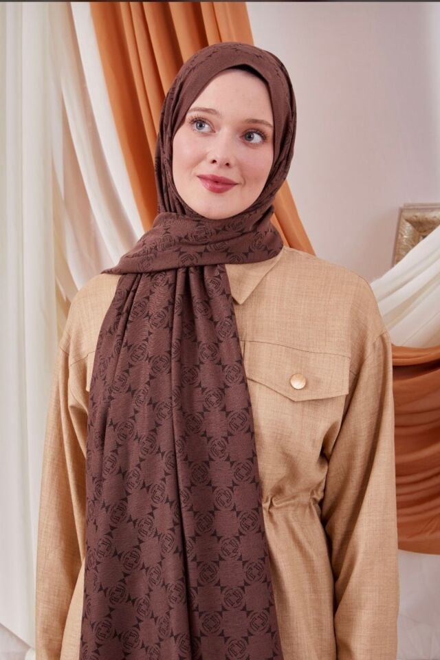 Levidor Cashmere Premium Şal Kahverengi