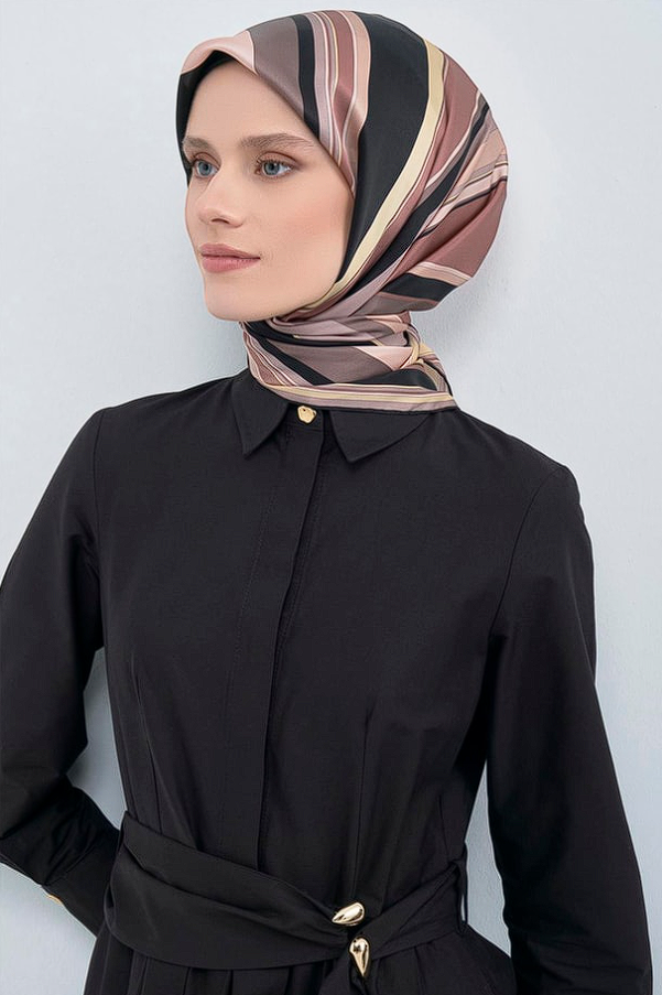 Armine 2026 İlkbahar Yaz Tivil İpek Eşarp 9514-07